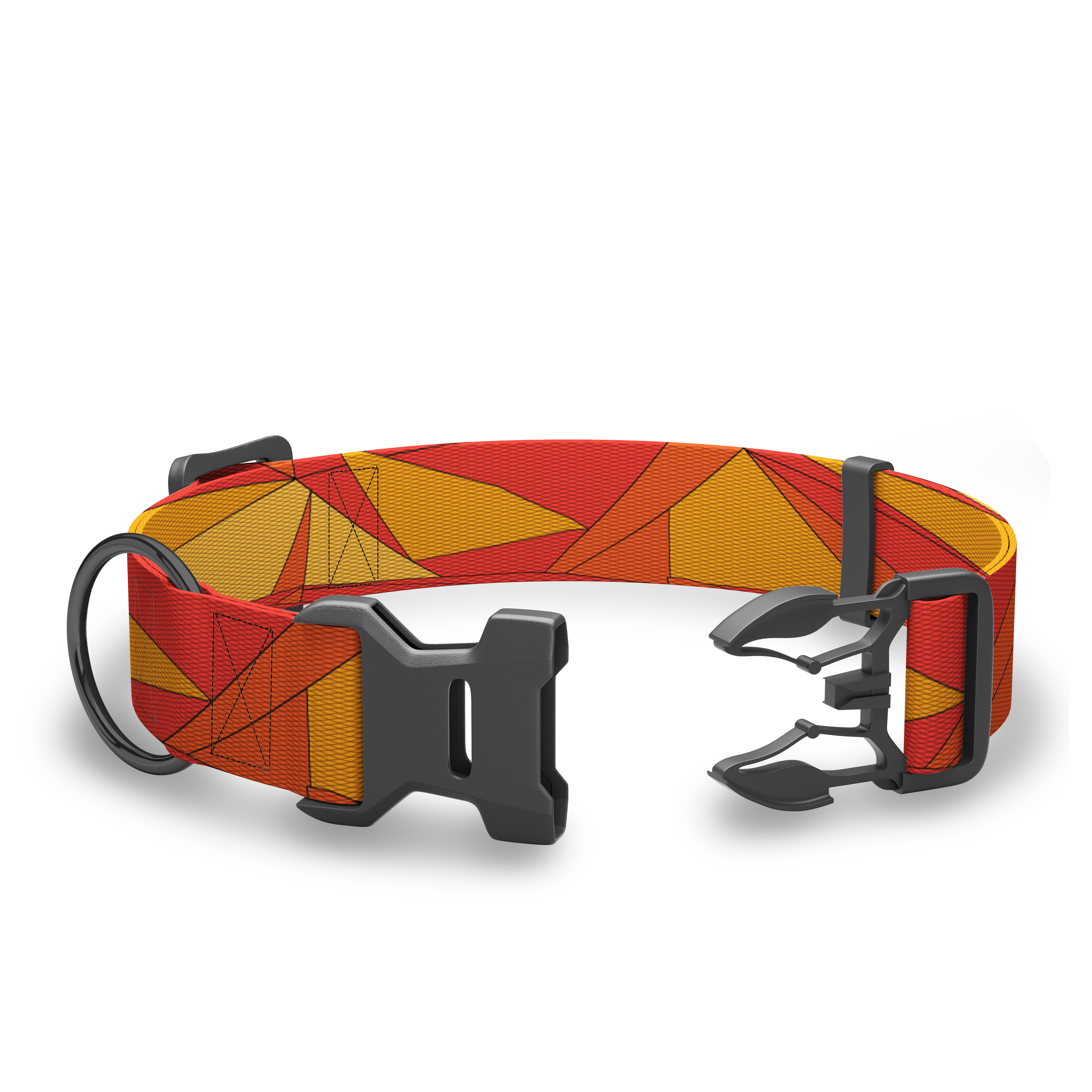 Wingo Outdoors - Coosa Dog Collar: Medium / Baja Bars